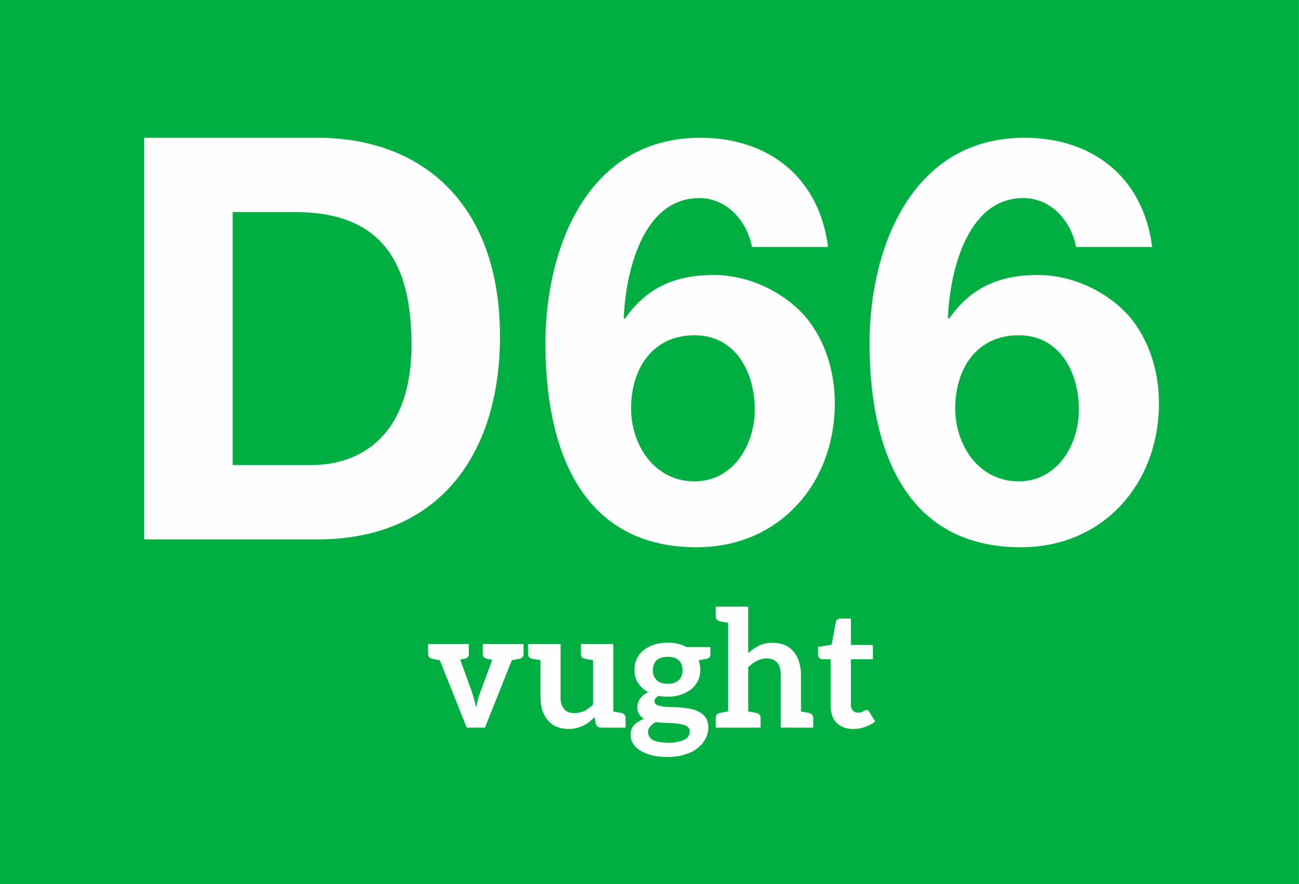 D66 Vught logo